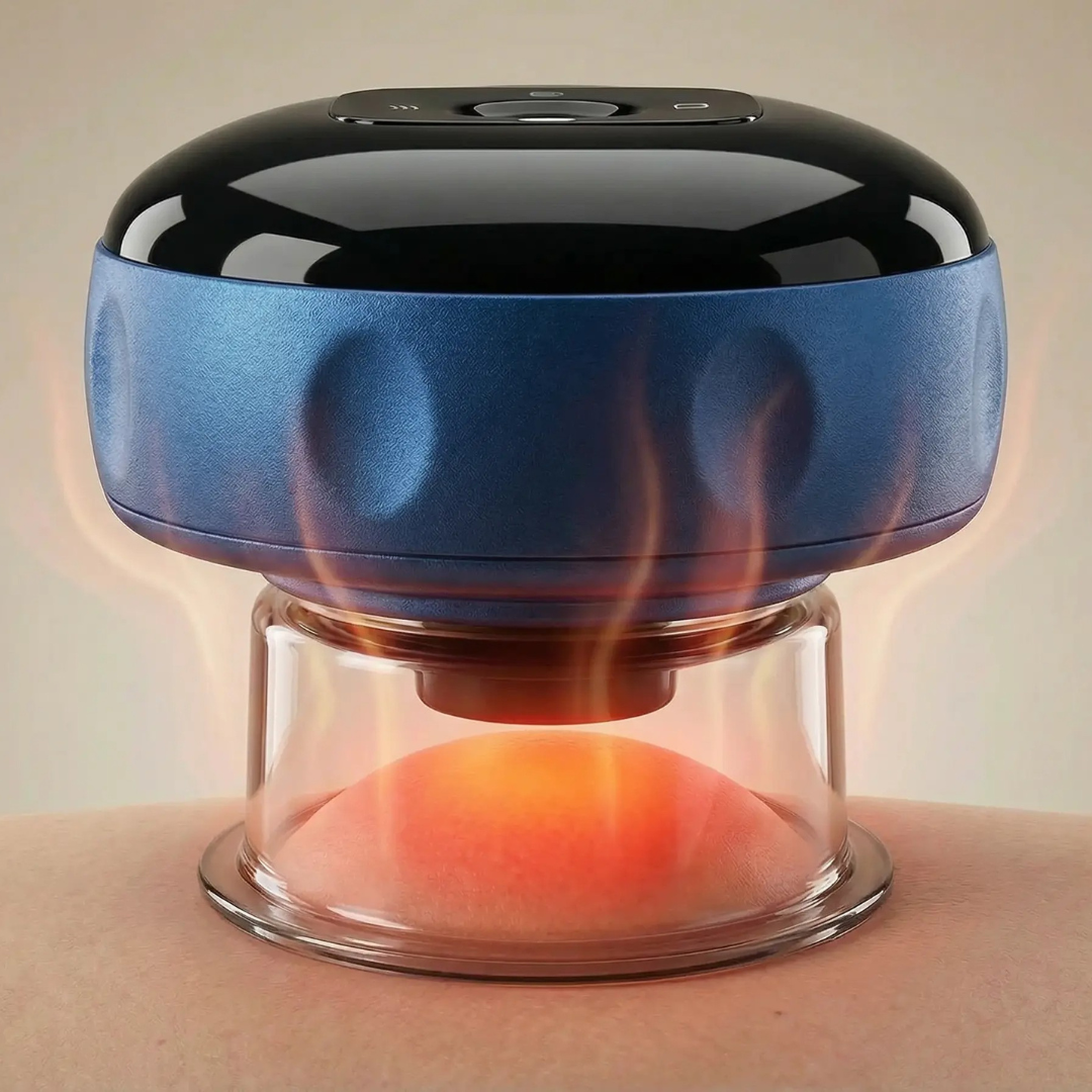 NuLYFF Intelligent Cupper Heat Therapy in action